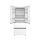 Lodówka Midea MDRF600BIE36 French Door No Frost 191cm Białe Szkło Do Obudowy WiFi 435L - 1525853 - zdjęcie 4